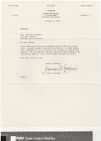 Letter from Junius D. Grimes to William Blount Rodman III